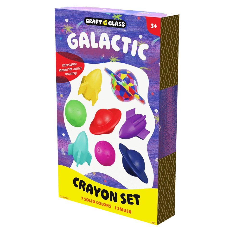 Packaging for the Galactic Crayon set